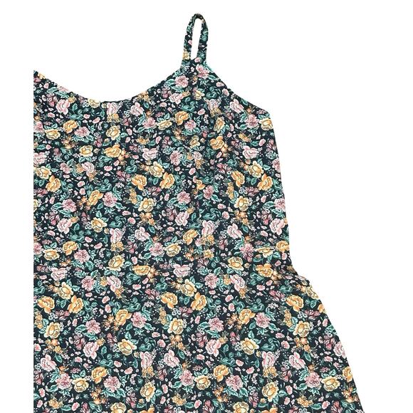 Old Navy Fit & Flare Sleeveless Floral Print Linen Blend Cami Dress XXL Bohemian - Picture 4 of 13